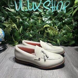 G/Fore G4 Tassel Loafer Cruiser Golf Shoe Sneaker LADIES 9.5 Khaki Tan $350